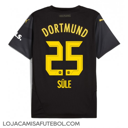 Camisa de Futebol Borussia Dortmund Niklas Sule #25 Equipamento Secundário 2024-25 Manga Curta